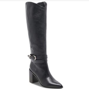 Dolce Vita Tyrone Women's Boots Black : 9.5 M, Leather/Rubber